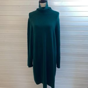 JCrew 💎 jewel green sweater dress XL